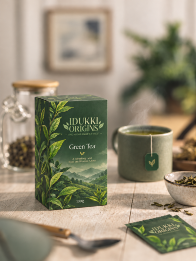 Idukki Origins Green Tea Still Life (1) Green Tea (100g)